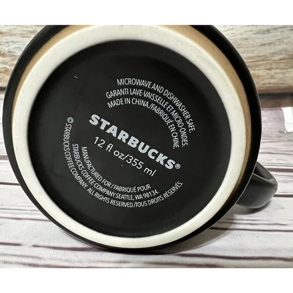Starbucks Las Vegas 777 Triple 7 Black Coffee Cup Mug 12 oz - Picture 9 of 10